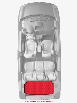 ЭВА коврики «Queen Lux» багажник для Audi 80 (B4)